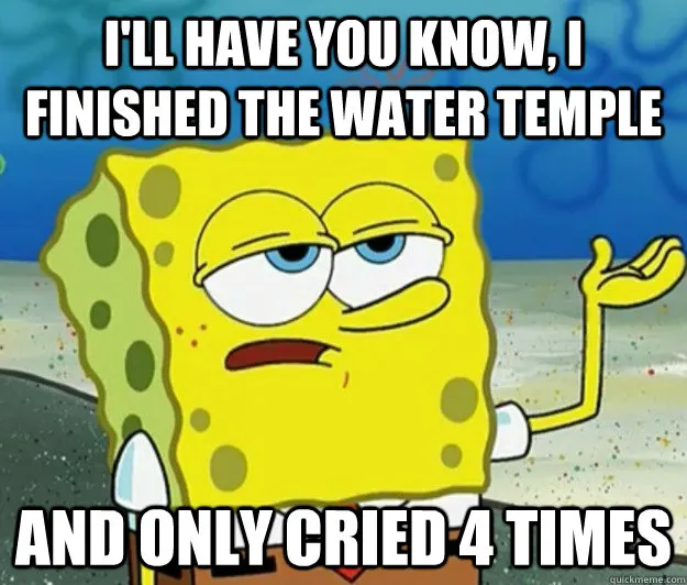 In order to clear the water temple I only had to read 2 different walkthroughs.